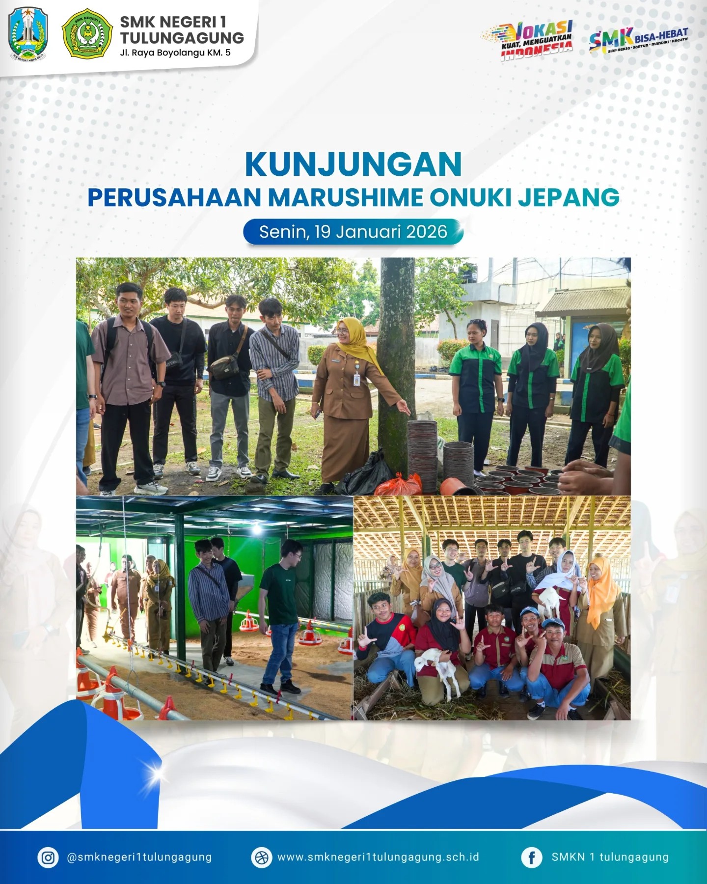 Kunjungan perusahaan Marushime Onuki Jepang