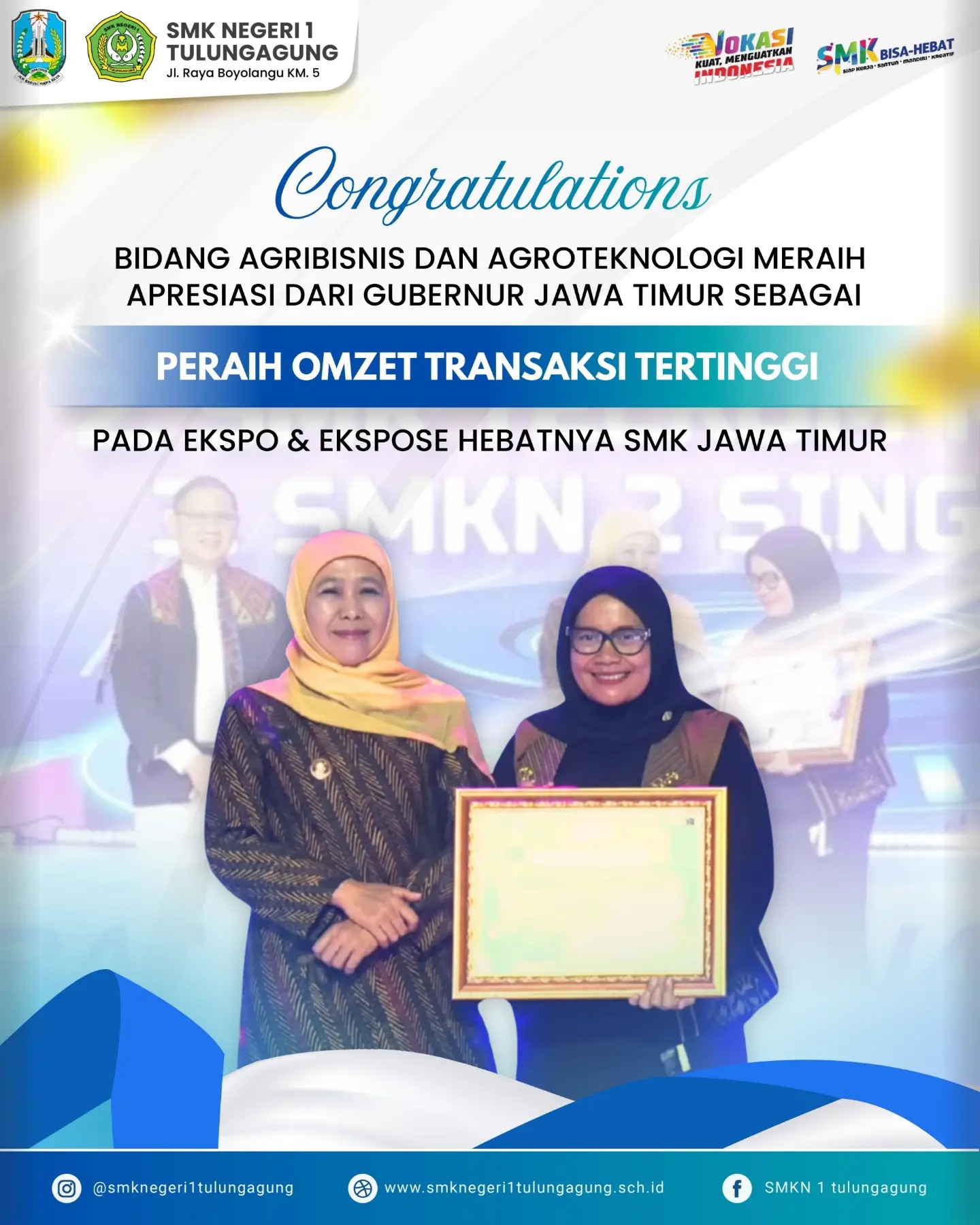 Prestasi Gemilang di Expo SMK Jatim