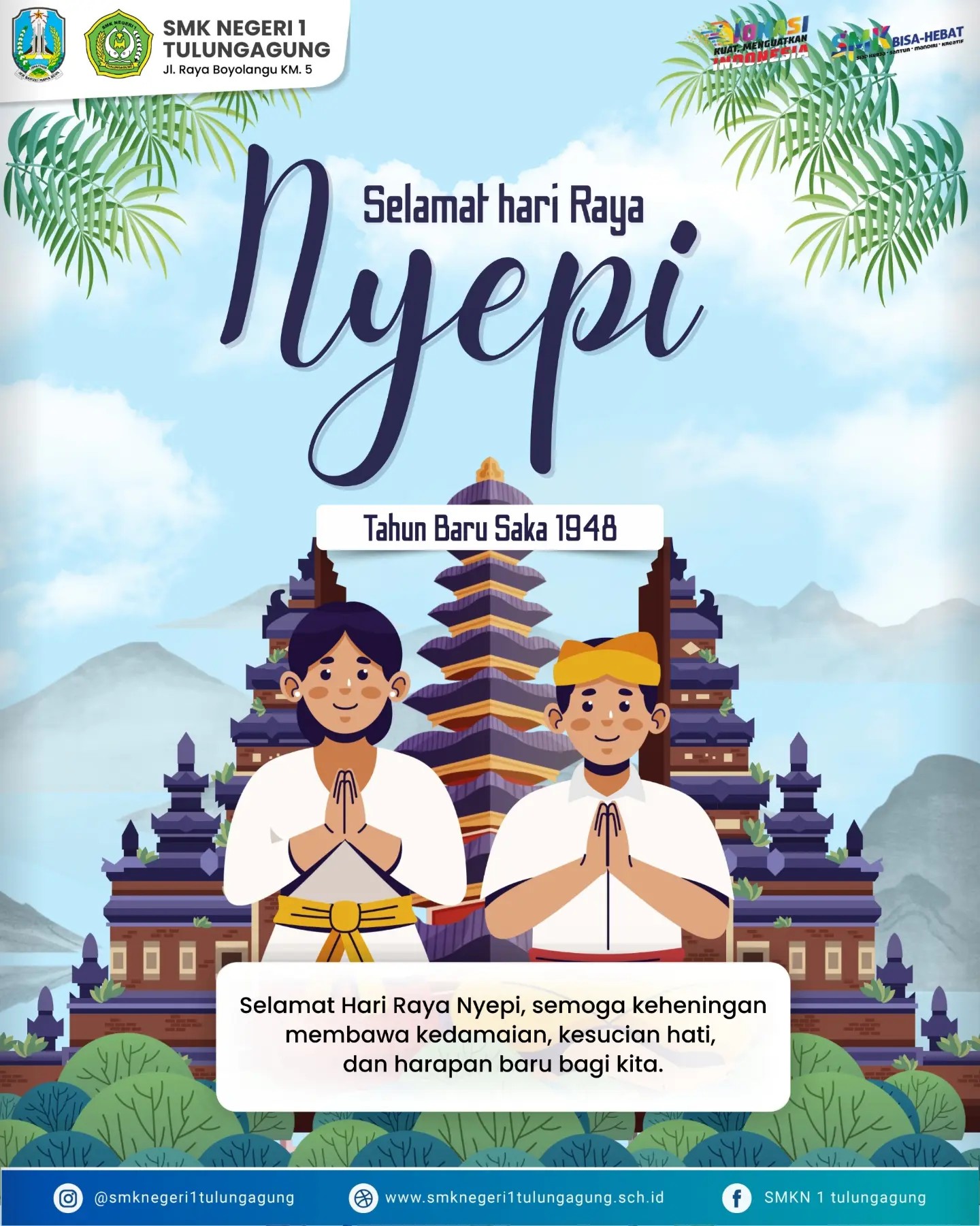 Selamat Hari Raya Nyepi tahun 2026