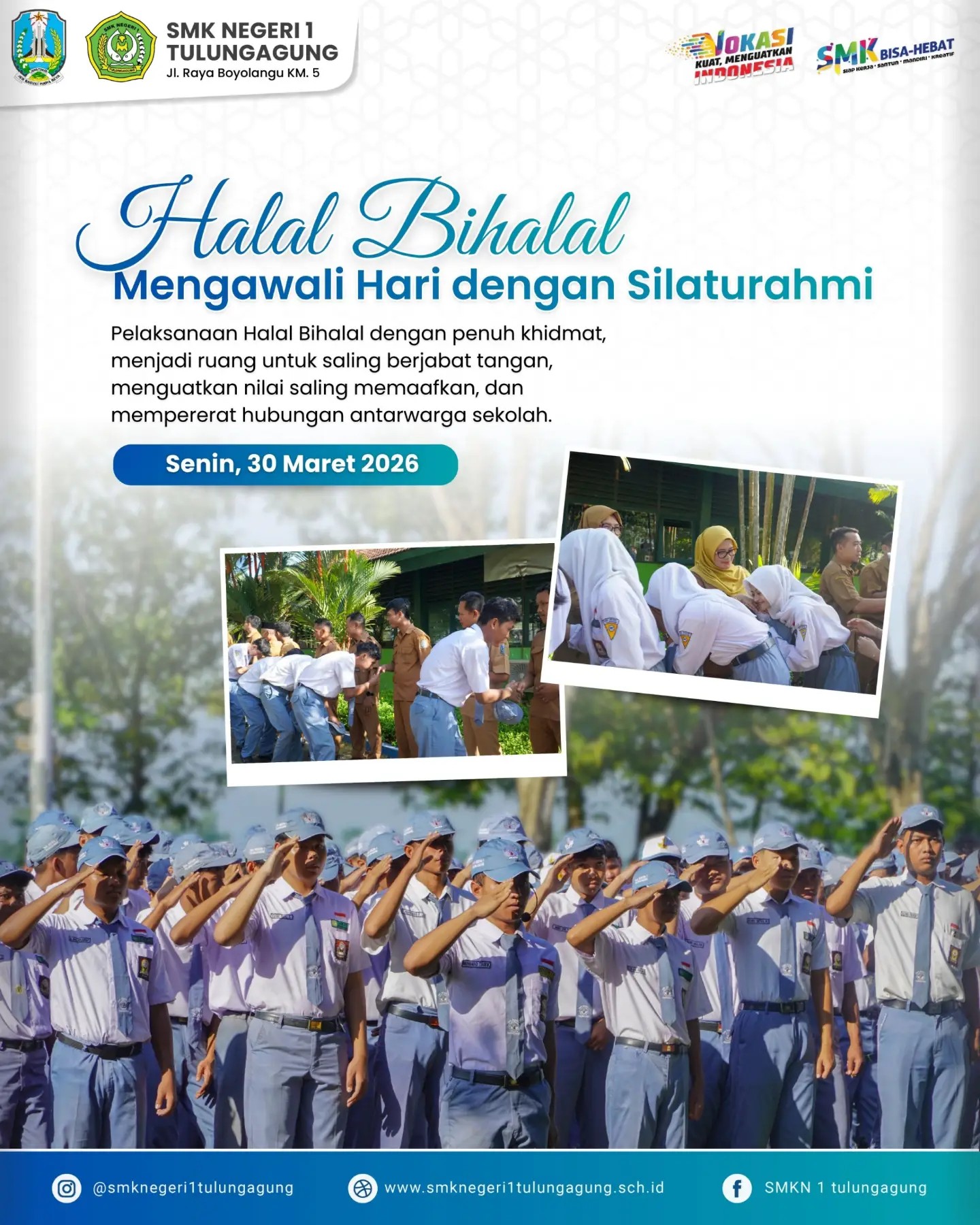 Halal Bihalal SMKN 1 Tulungagung 