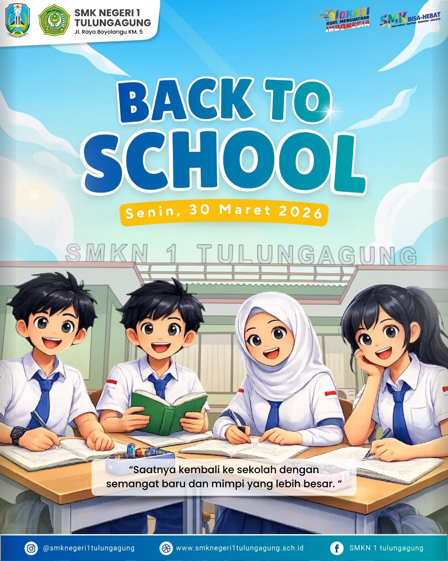 BACK TO SCHOOL , 30 Maret 2026