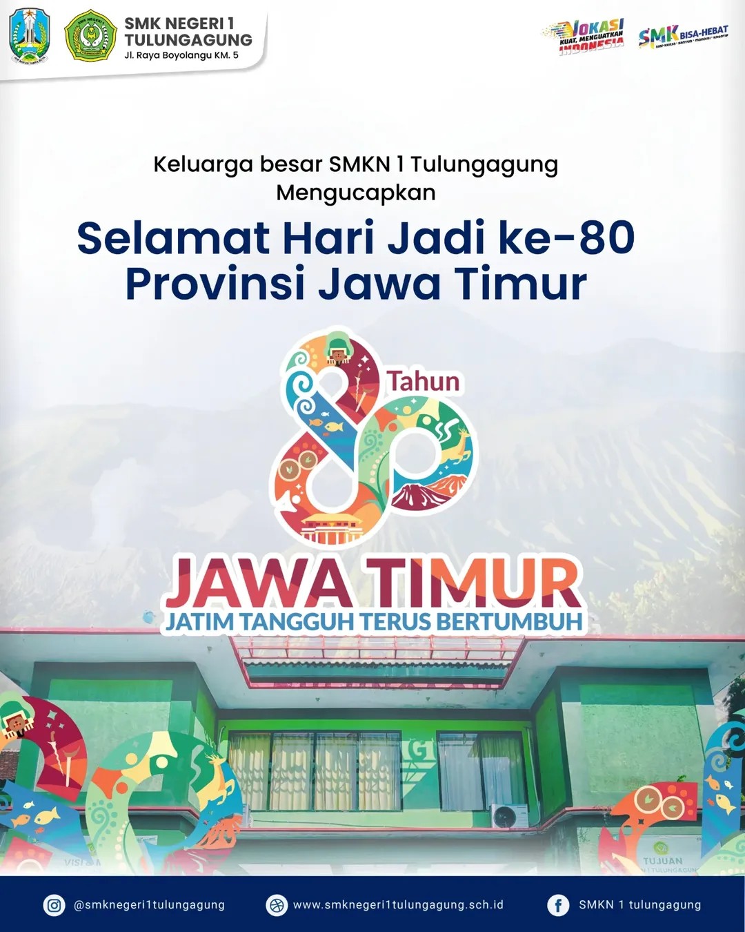 Selamat Hari Jadi Provisi Jawa Timur ke-80