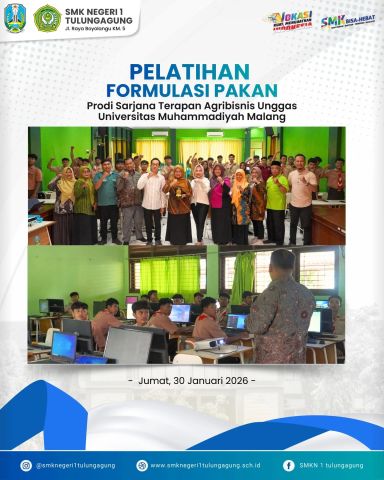 Program Guru Tamu melalui kegiatan Pelatihan Formulasi Pakan