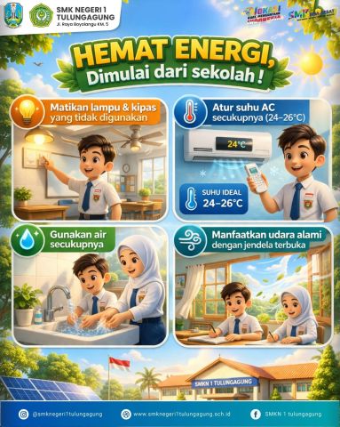 Hemat energi dimulai dari sekolah