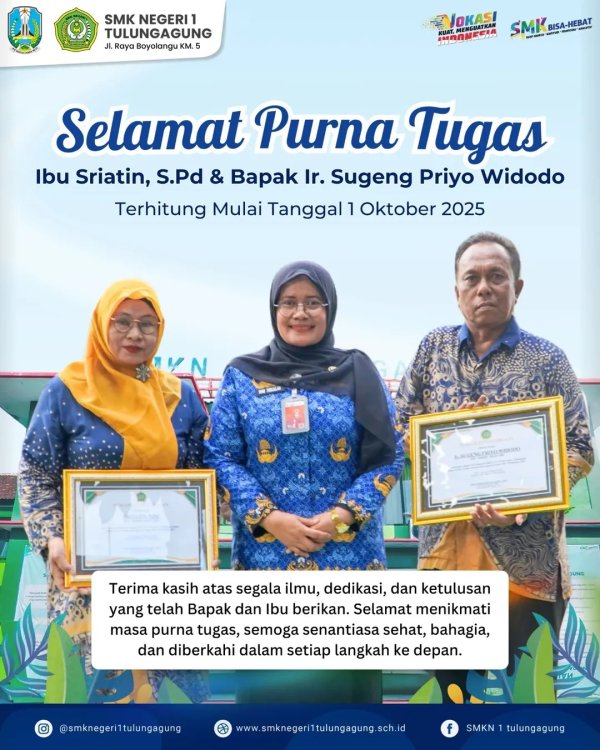 PURNA TUGAS GURU SMKN 1 TULUNGAGUNG