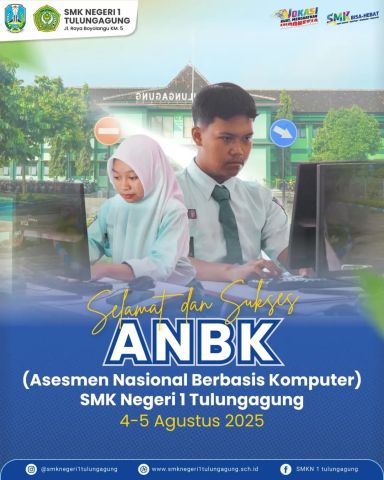 Asesmen Nasional Berbasis Komputer ANBK SMKN 1 Tulungagung
