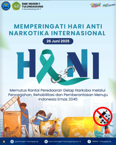 Selamat Memperingati  memperingati Hari Anti Narkotika Internasional
