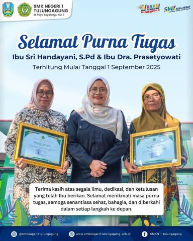 Purna Tugas Guru SMKN 1 Tulungagung