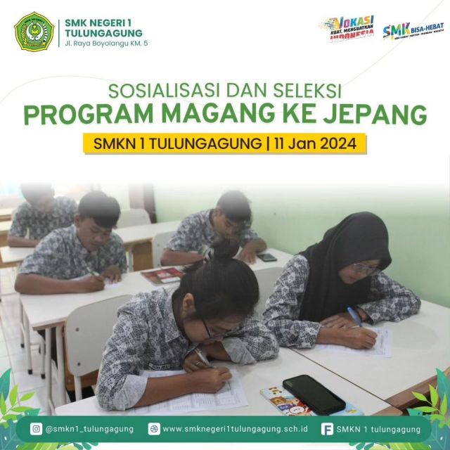 Sosialisasi dan seleksi PROGRAM MAGANG KE JEPANG