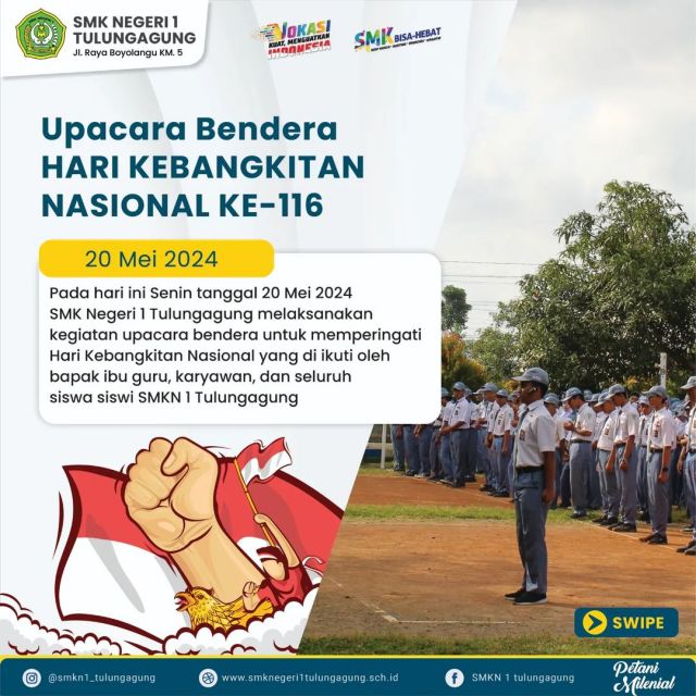 UPACARA MEMPERINGATI HARI KEBANGKITAN NASIONAL KE-116