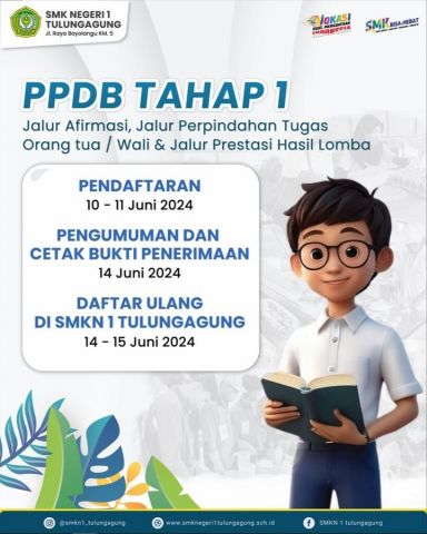 Pendaftaran PPDB tahap pertama