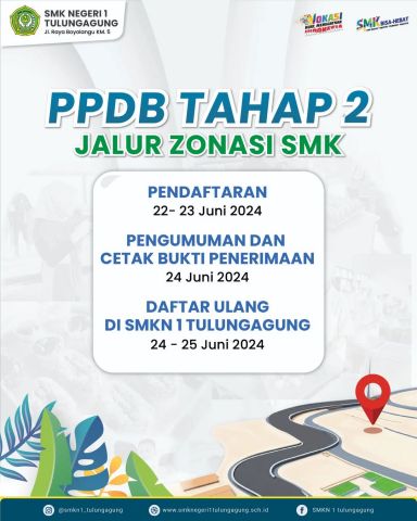 PPDB TAHAP 2 JALUR ZONASI