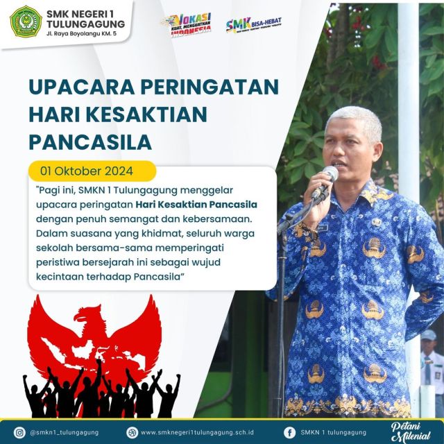 Upacara Peringatan Hari Kesaktian Pancasila 2024