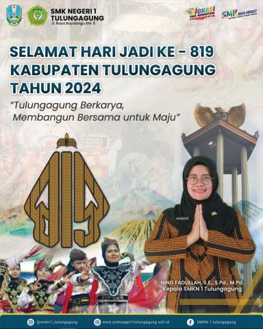 Selamat Hari Jadi ke-819 Kabupaten Tulungagung