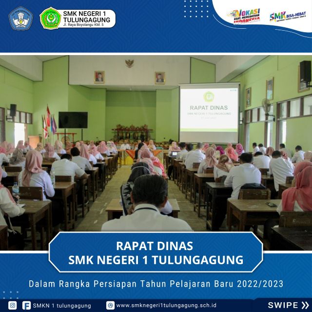 Rapat Dinas SMK NEGERI 1 TULUNGAGUNG