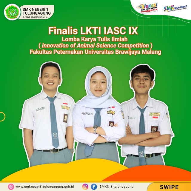 Finalis LKTI IASC IX  Fakultas Peternakan Universitas Brawijaya Malang