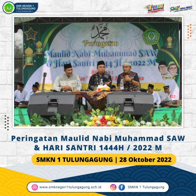 Peringatan Maulid Nabi Muhammad SAW dan hari Santri