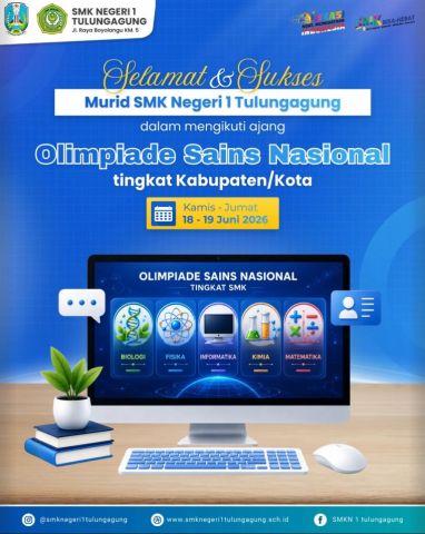 Selamat Berjuang Siswa SMKN 1 Tulungagung di OSN Kabupaten 2026