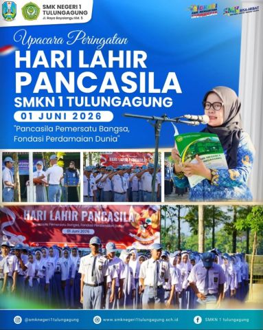 Peringatan Hari Lahir Pancasila 2026 di SMKN 1 Tulungagung