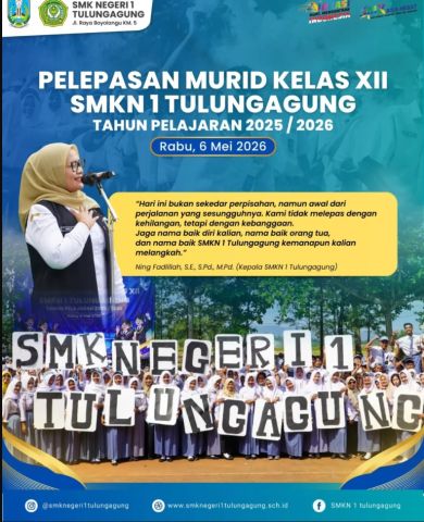 Pelepasan murid kelas XII SMKN 1 Tulungagung