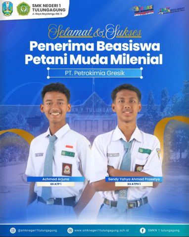 Cetak Generasi Emas Pertanian: Siswa SMKN 1 Tulungagung Peroleh Beasiswa Petani Muda