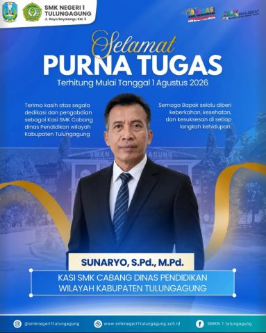 enghormatan atas Dedikasi Bapak Sunaryo, S.Pd., M.Pd. untuk Pendidikan Vokasi