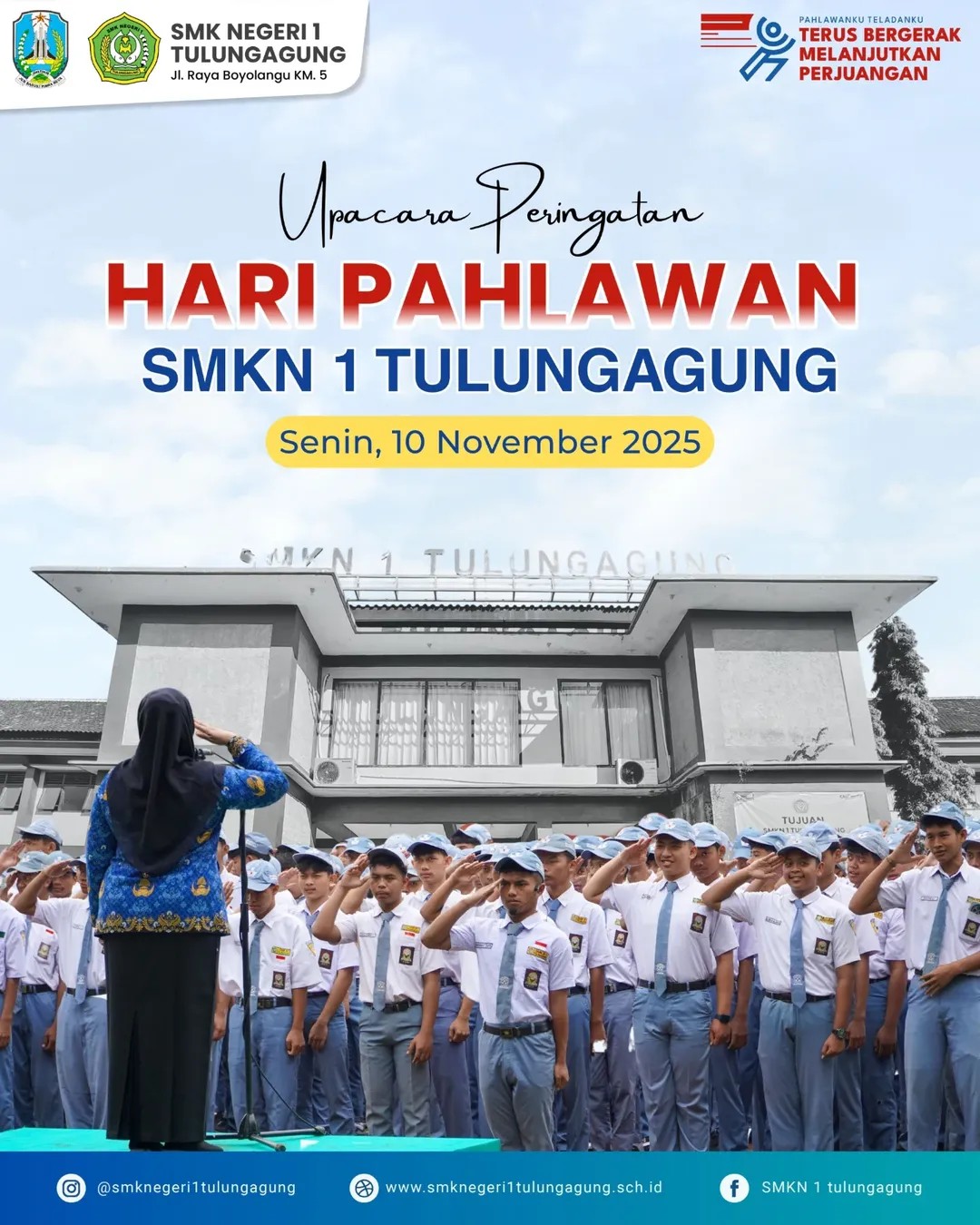 Upacara  Hari Pahlawan 10 November 2025
