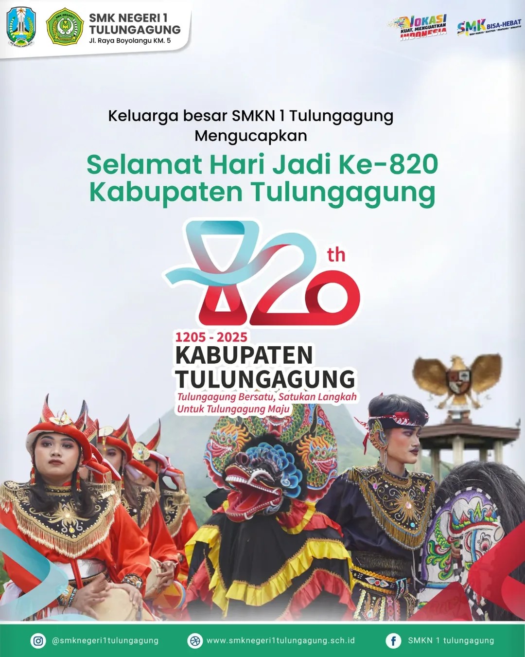 Selamat Hari Jadi ke-820 Kabupaten Tulungagung