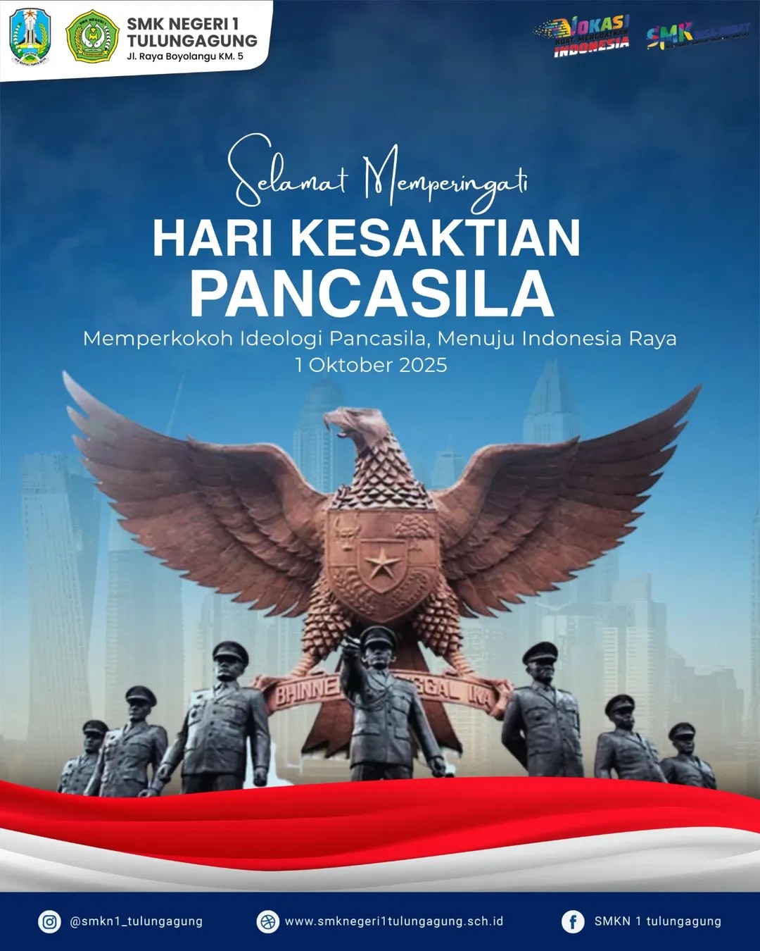 Selamat Memperingati Hari Kesaktian Pancasila 2025