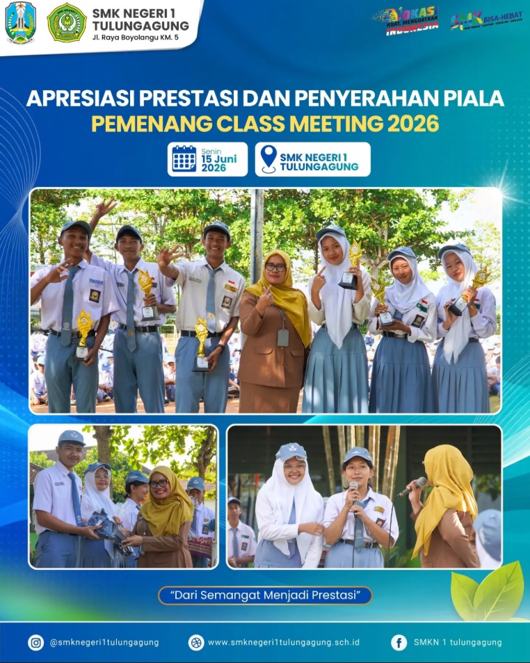 Apresiasi Prestasi dan Penyerahan Piala Pemenang Class Meeting 2026