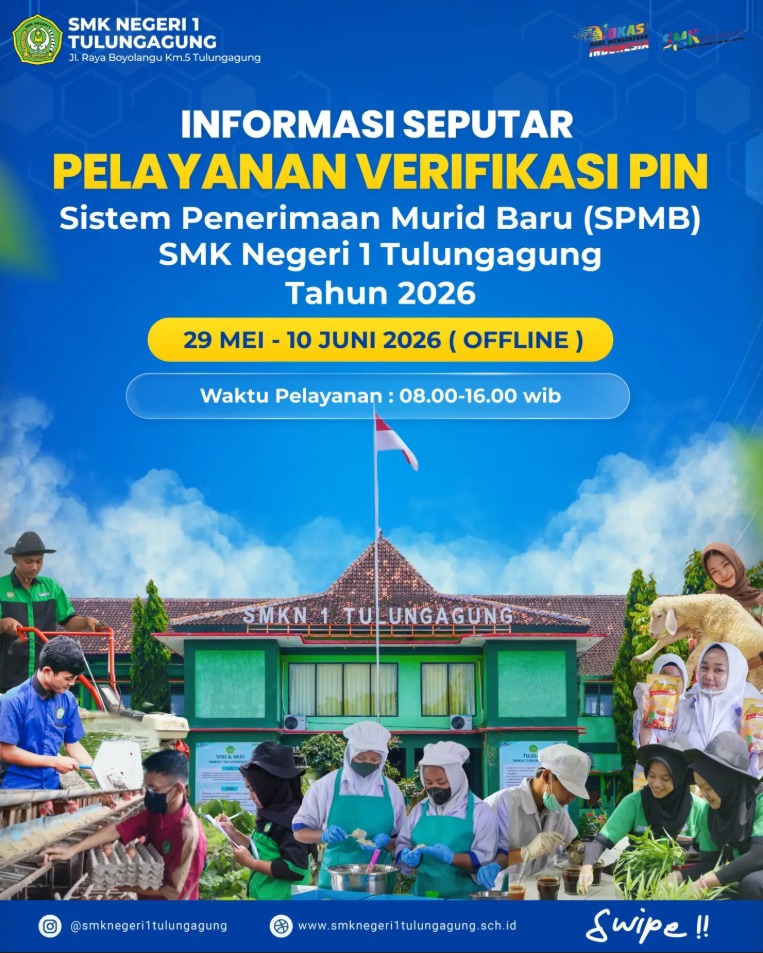 Informasi & Alur Verifikasi Berkas SPMB 2026 SMKN 1 Tulungagung