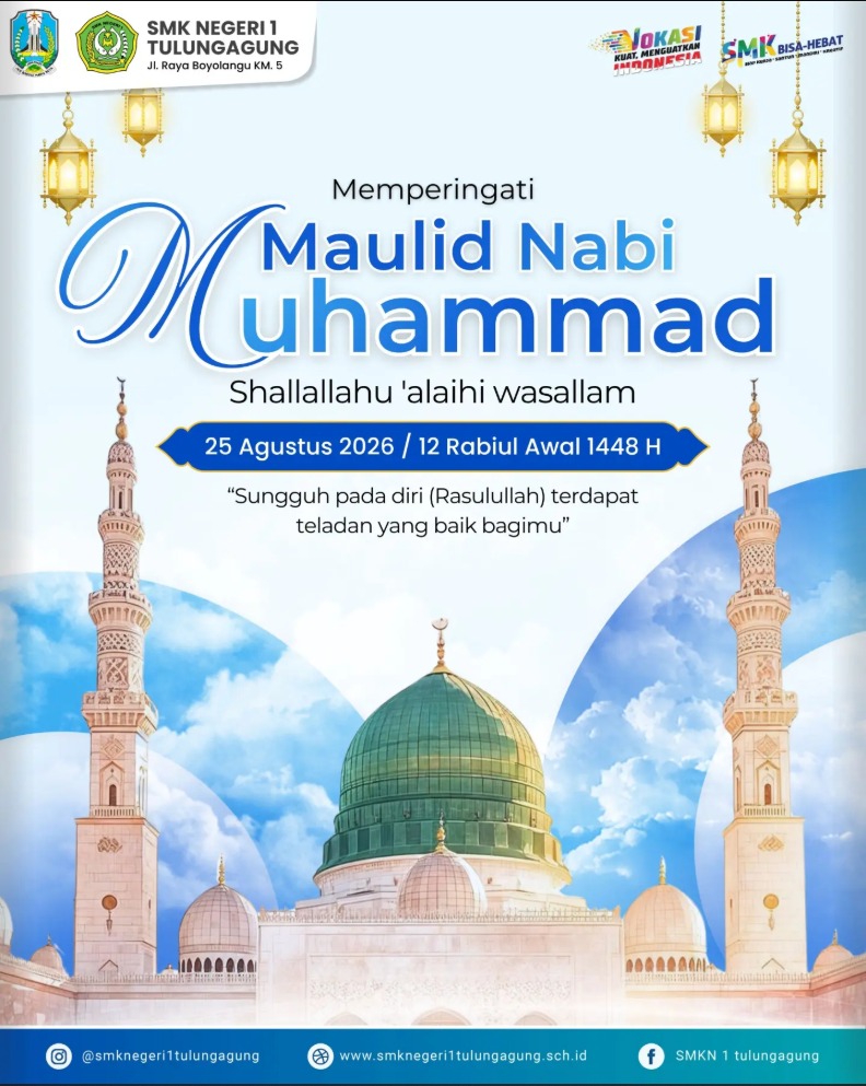 Selamat memperingati Maulid Nabi Muhammad SAW 1448 H