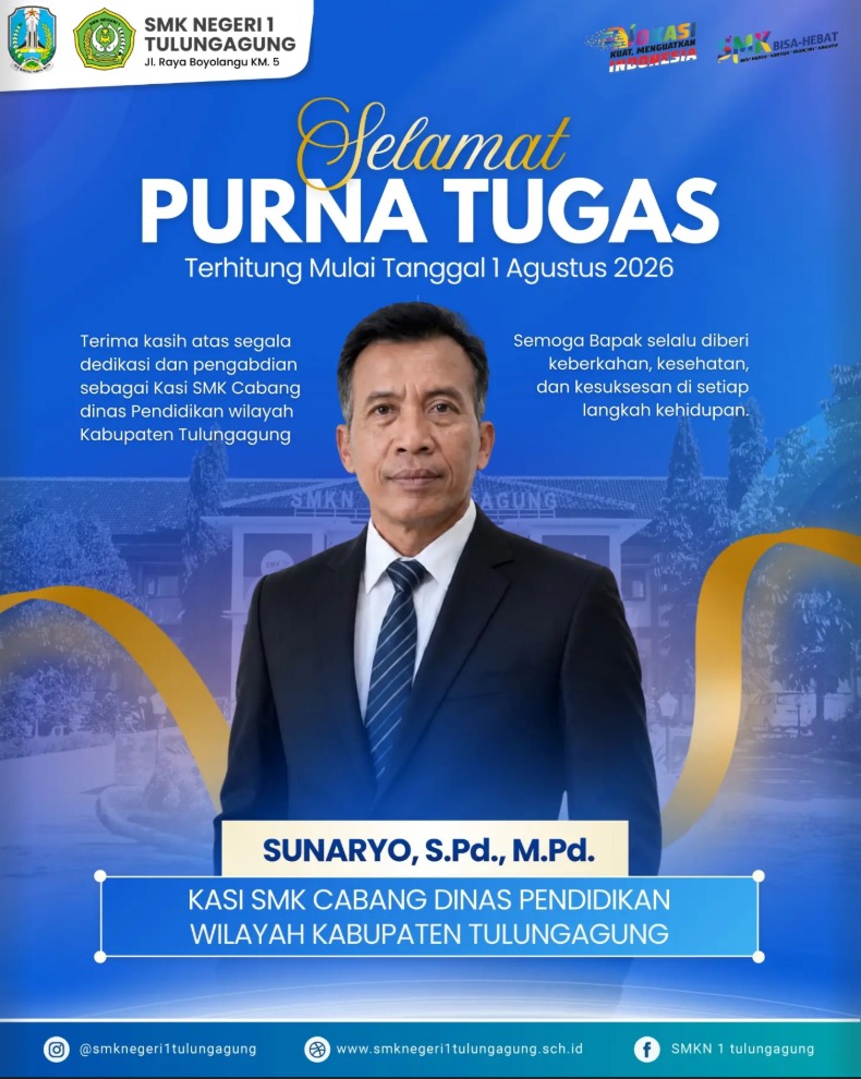 enghormatan atas Dedikasi Bapak Sunaryo, S.Pd., M.Pd. untuk Pendidikan Vokasi
